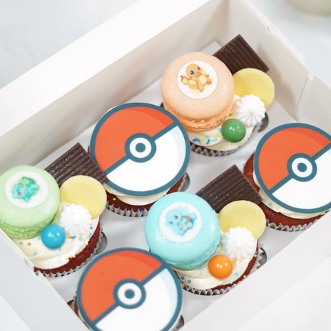 Pokémon Cupcakes (6 stuks)