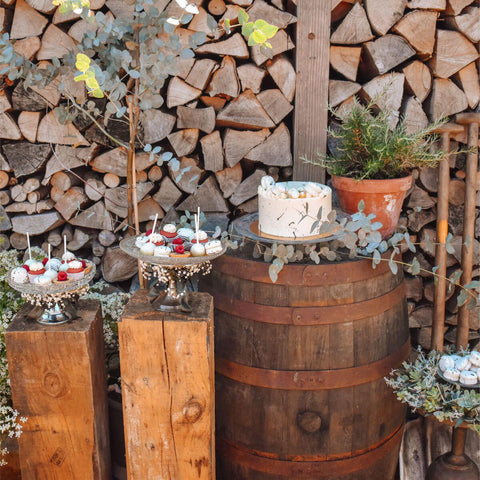 Greenery Sweets in een andere setting